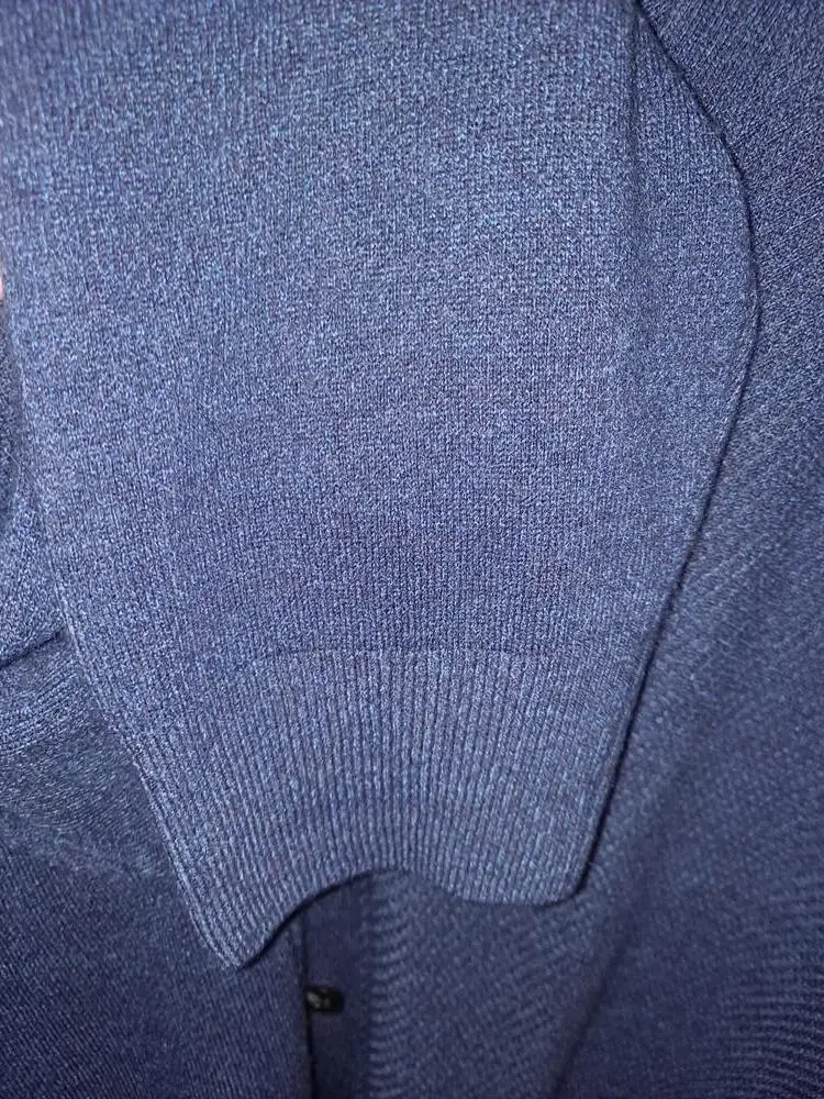 Vintage Dockers Blue Button‎ Up Cardigan Sweater